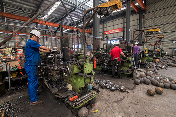 阳泉网架配件车间